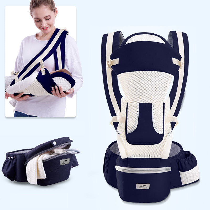 New 0-48 Month Ergonomic Baby Carrier Infant Baby Hipseat Carrier 3 In 1 Front Facing Ergonomic Kangaroo Baby Wrap