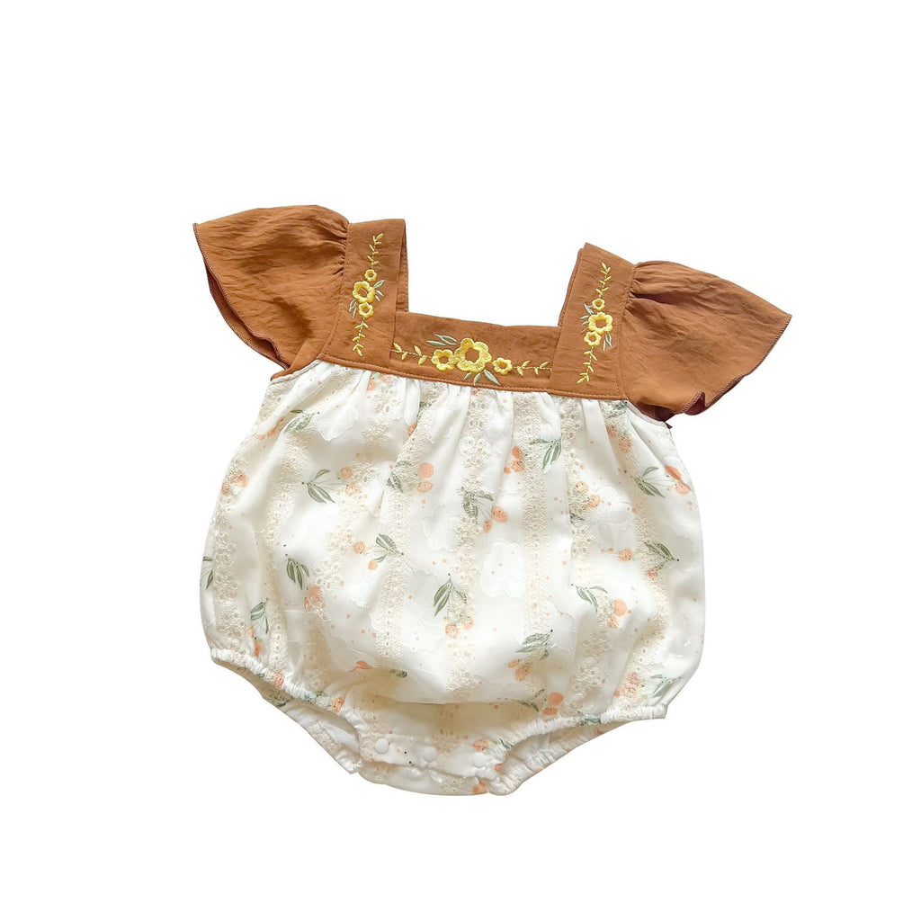 Summer Girl Baby Clothes Short Sleeve