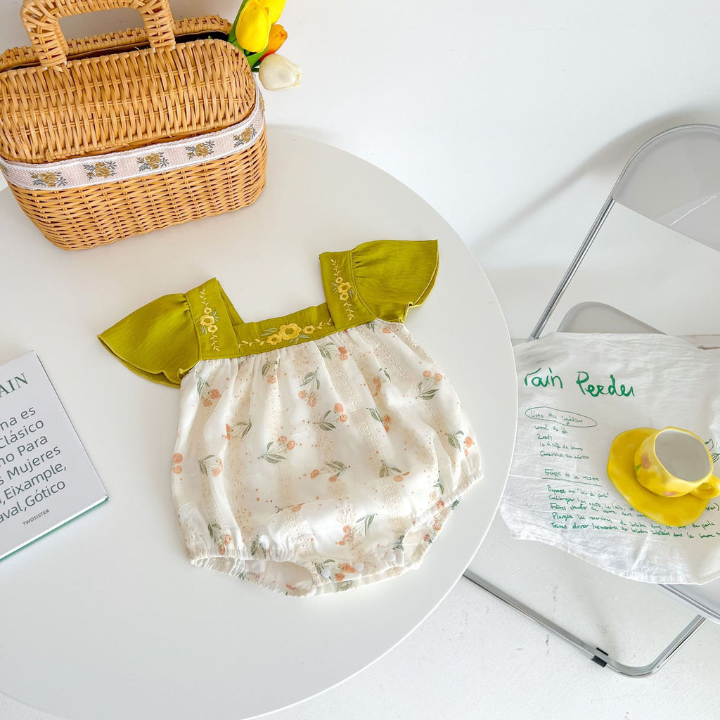 Summer Girl Baby Clothes Short Sleeve