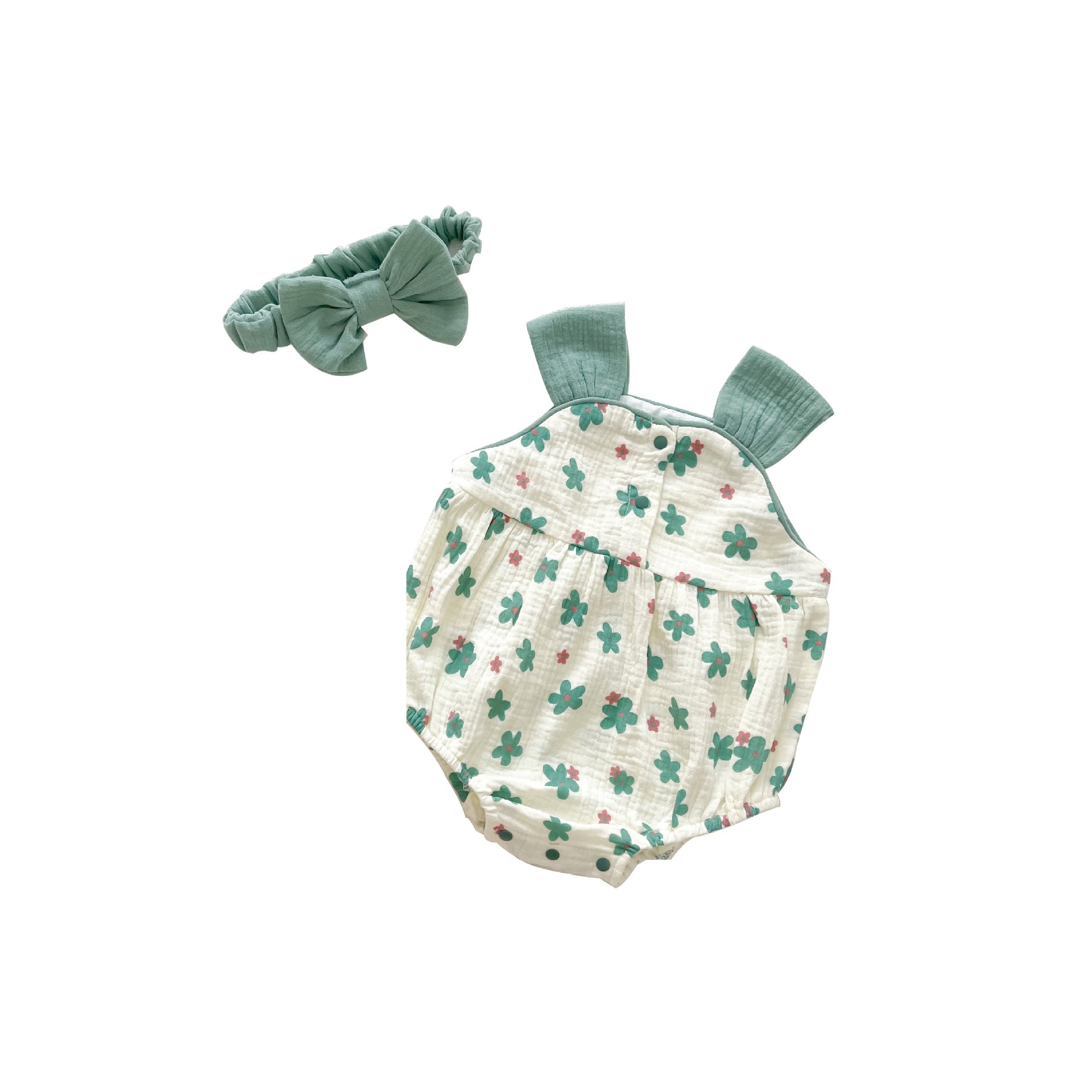 Summer Baby Girl Baby Sleeveless Small Flower