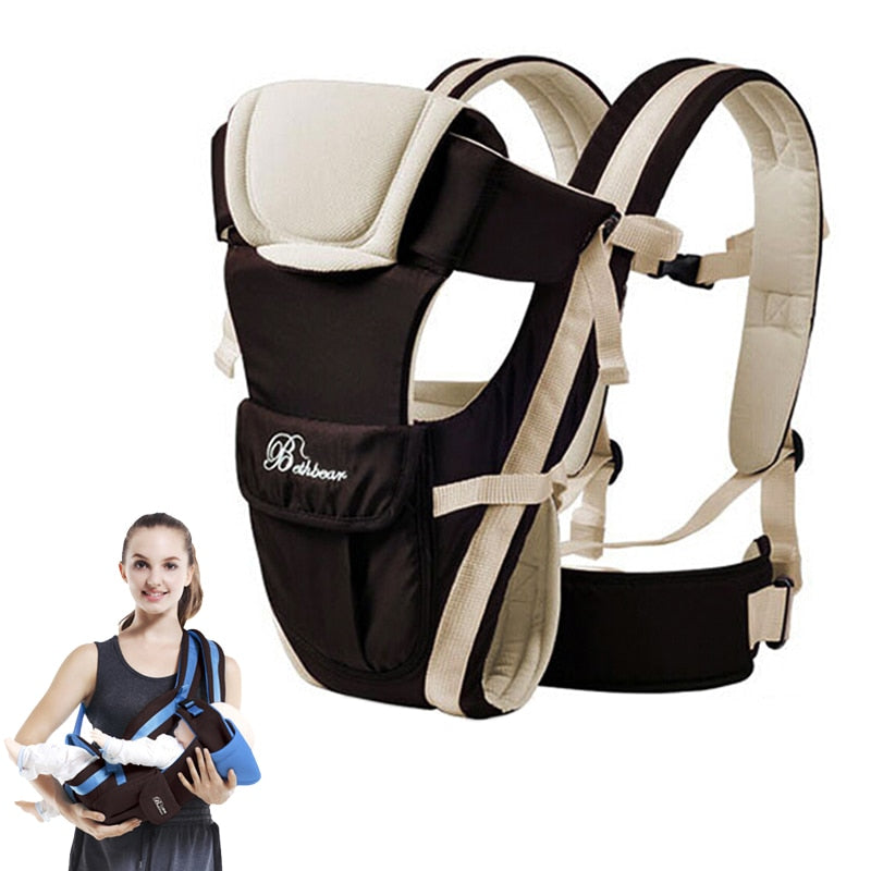 Beth Bear Baby Carrier 0-30 Months Breathable Front Facing 4 in 1 Infant Comfortable