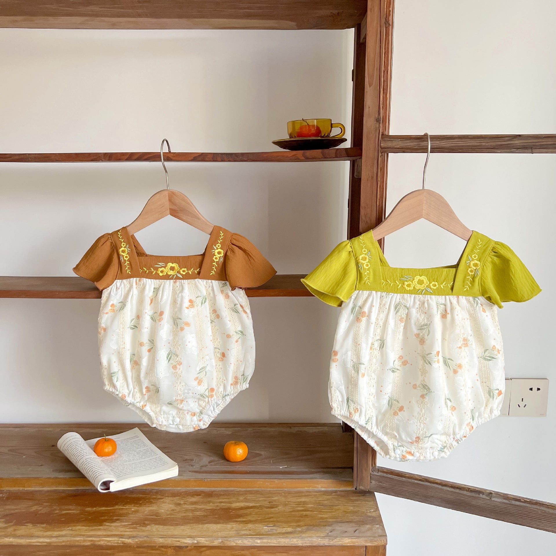 Summer Girl Baby Clothes Short Sleeve