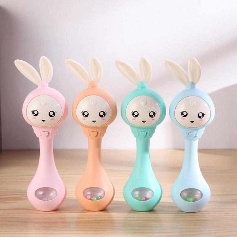 Musical Flashing Baby Rattles Infant Bells