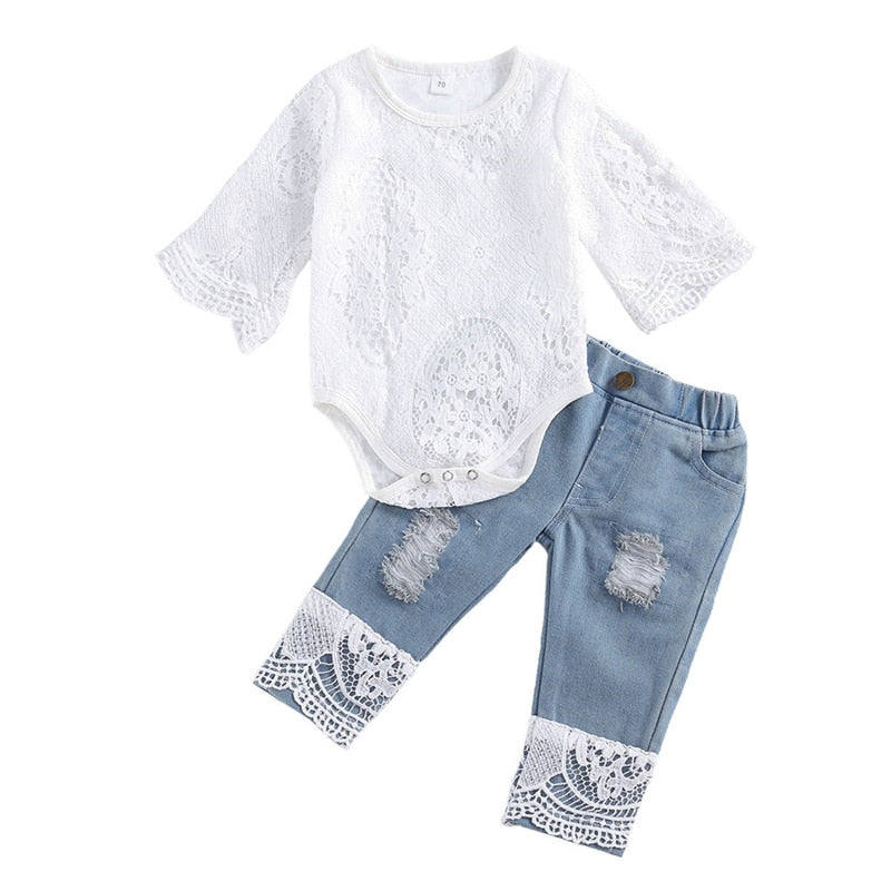 New Fashion 0-24M Baby Girls Fall Clothes