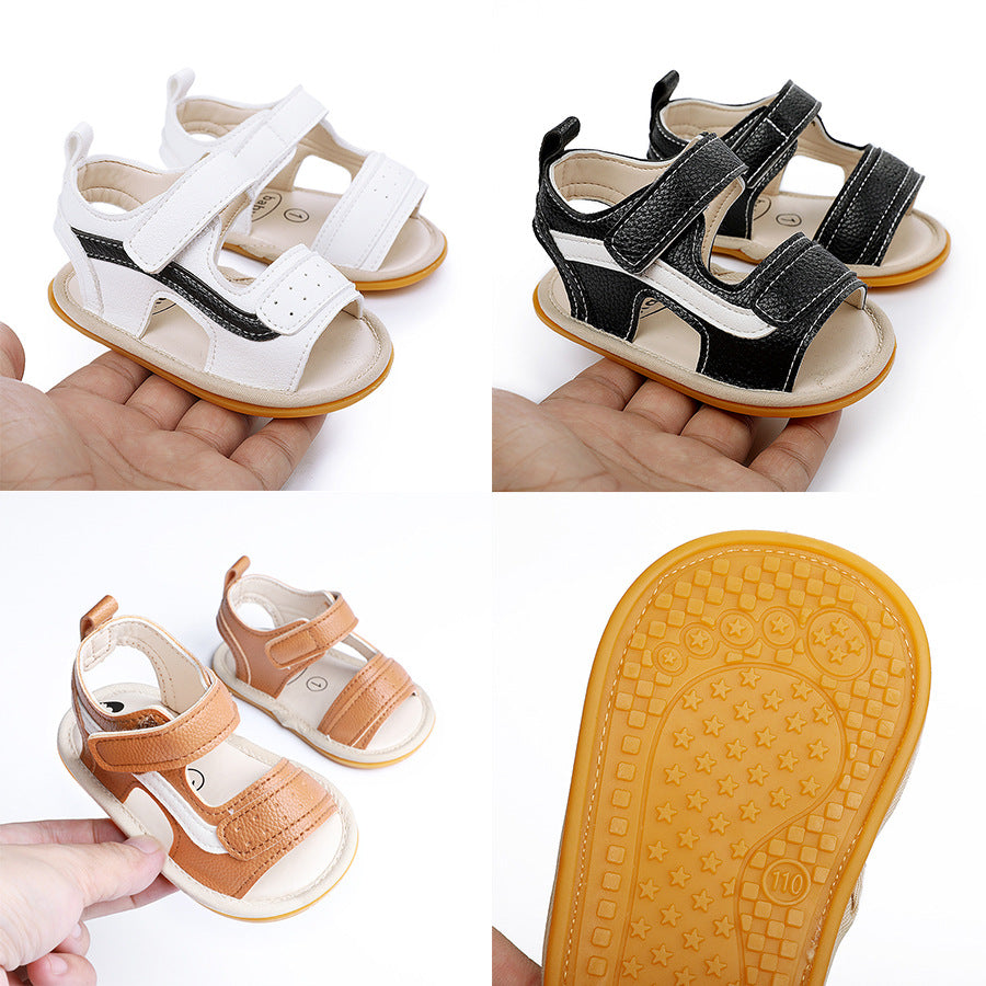 Summer Boy Baby Sandals Indoor Rubber Sole Baby Shoes