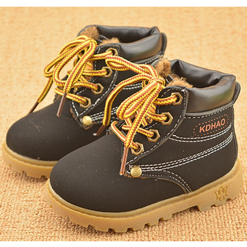 Casual Warm Ankle Shoes Kids Fashion Sneakers Baby Snow Boots