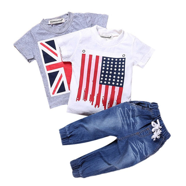 4Pcs Boys Clothes Sets