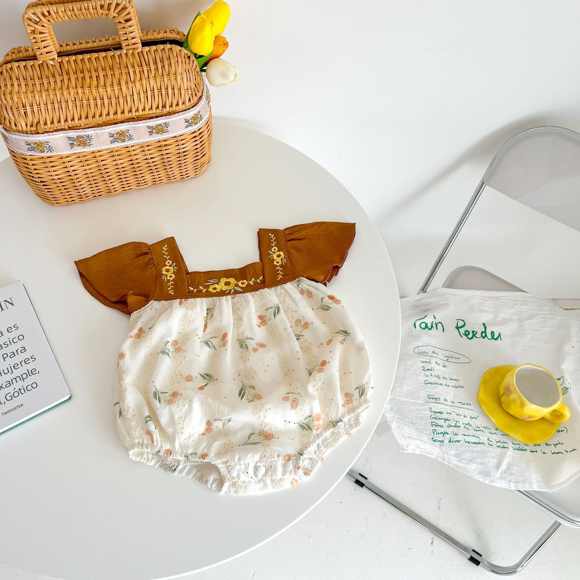 Summer Girl Baby Clothes Short Sleeve