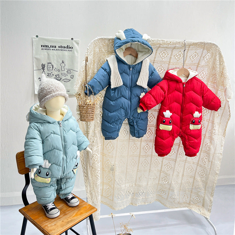 Babykleidung für Neugeborene, Winter-Kletterkleidung, Baby-Strampler, Einteiler für Jungen und Mädchen, Oberbekleidung