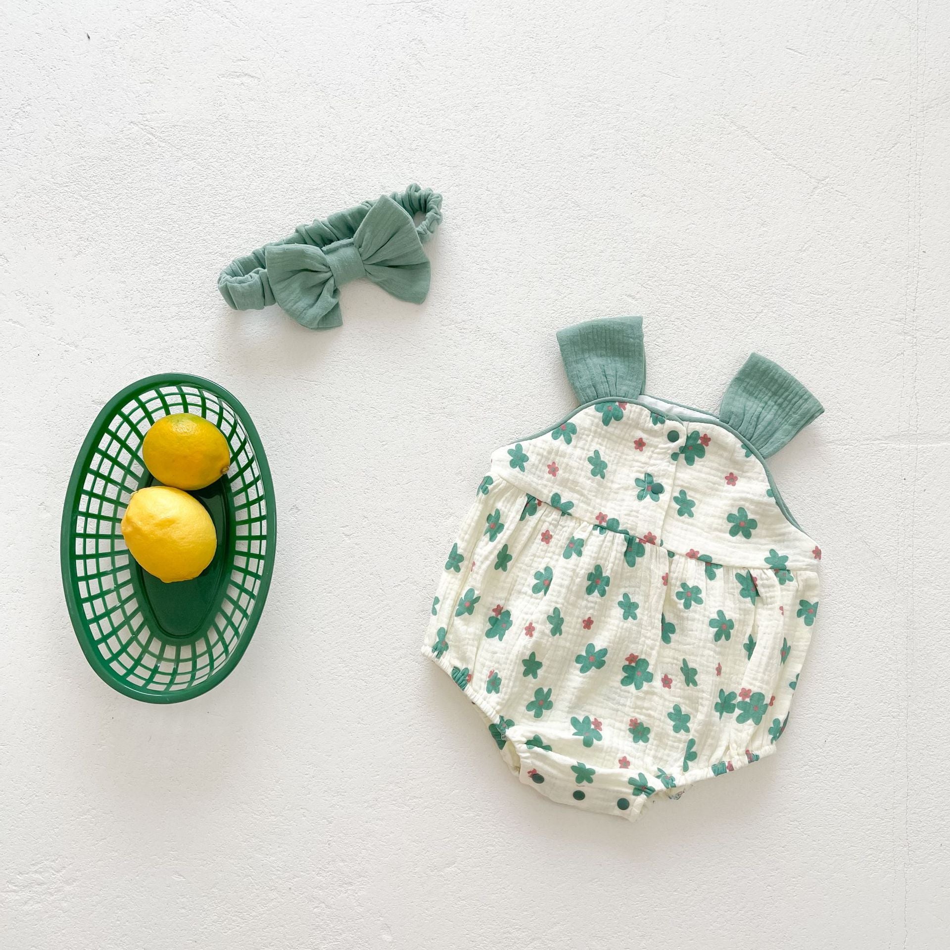 Summer Baby Girl Baby Sleeveless Small Flower