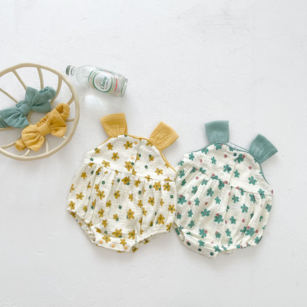 Summer Baby Girl Baby Sleeveless Small Flower