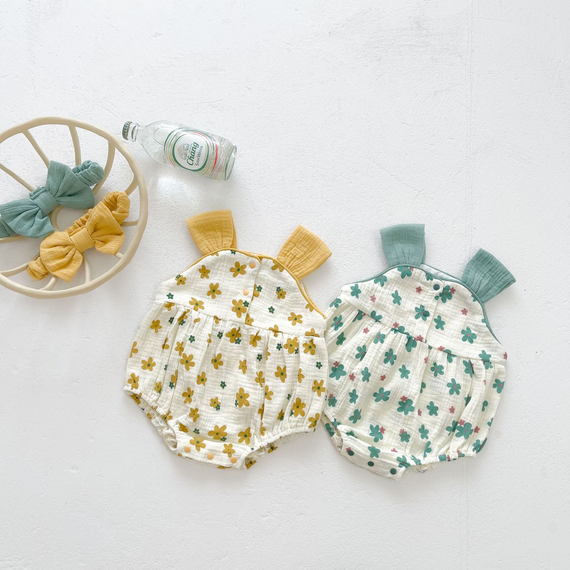 Summer Baby Girl Baby Sleeveless Small Flower