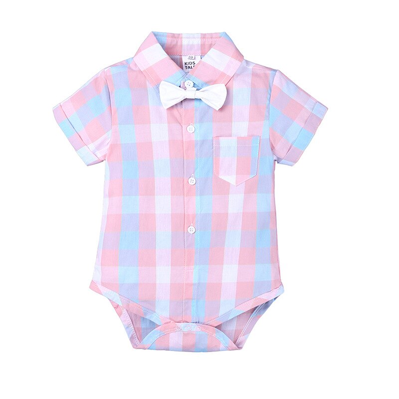 Summer baby boy suit gentleman