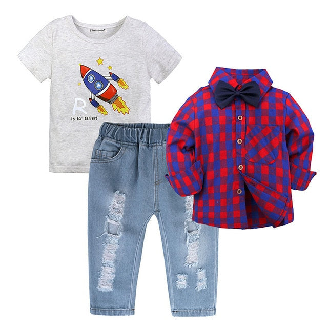 4Pcs Boys Clothes Sets
