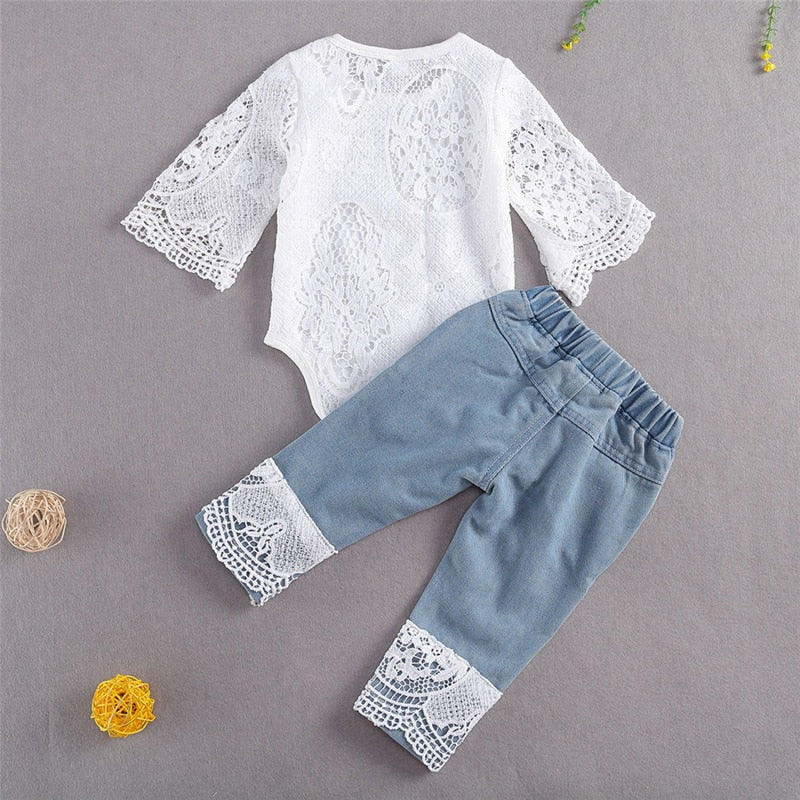 New Fashion 0-24M Baby Girls Fall Clothes