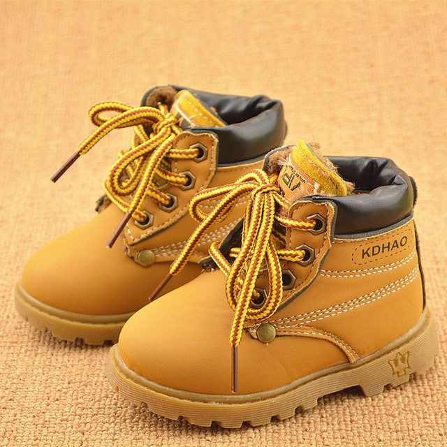 Casual Warm Ankle Shoes Kids Fashion Sneakers Baby Snow Boots