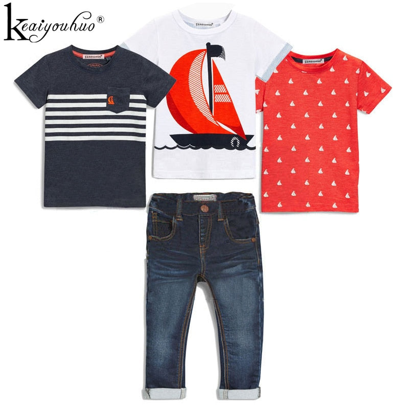 4Pcs Boys Clothes Sets