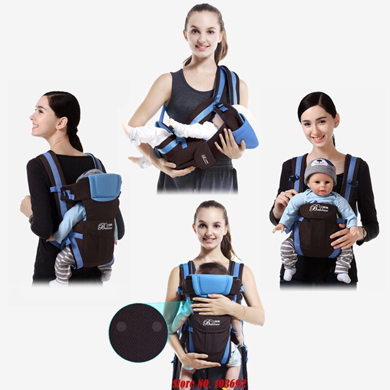 Beth Bear Baby Carrier 0-30 Months Breathable Front Facing 4 in 1 Infant Comfortable