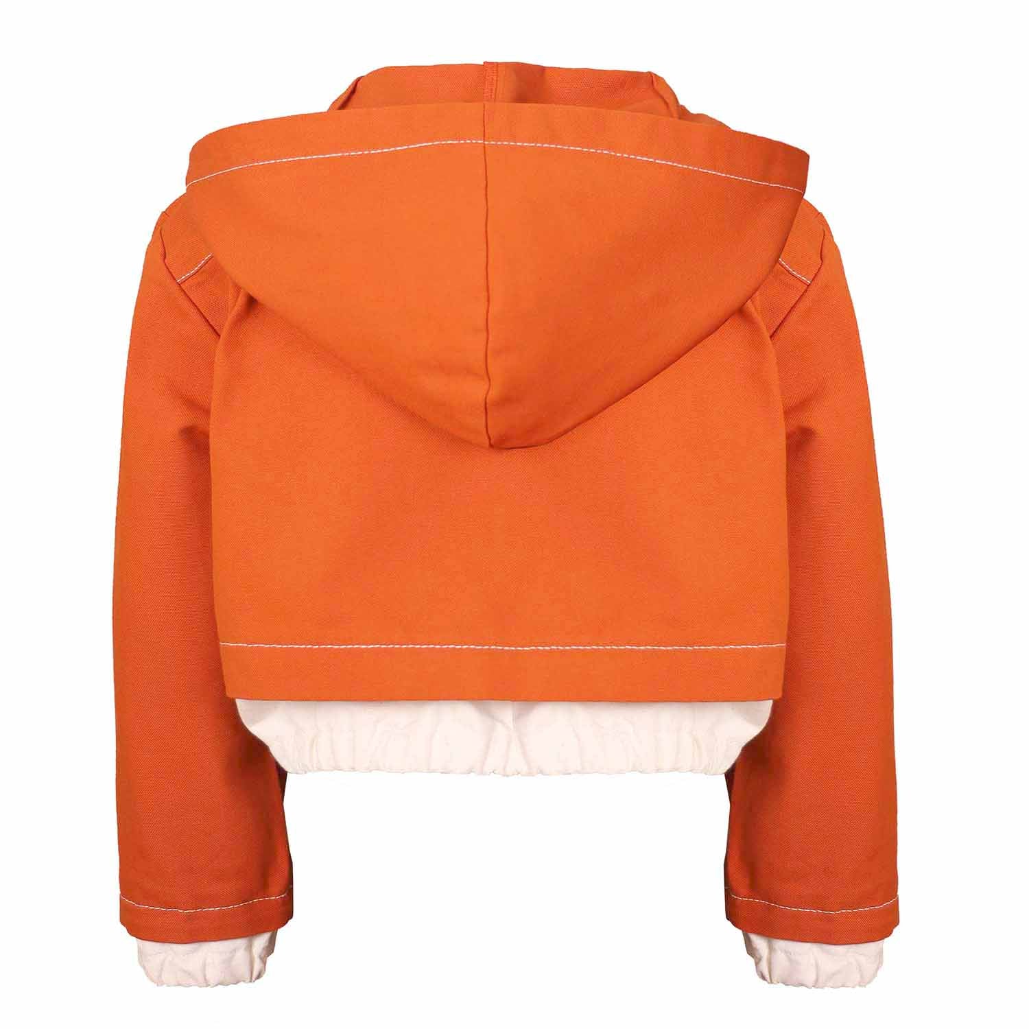 Orange Bomber Jacket for Kids