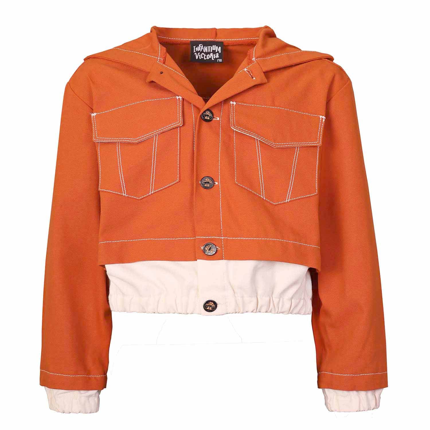 Orange Bomber Jacket for Kids