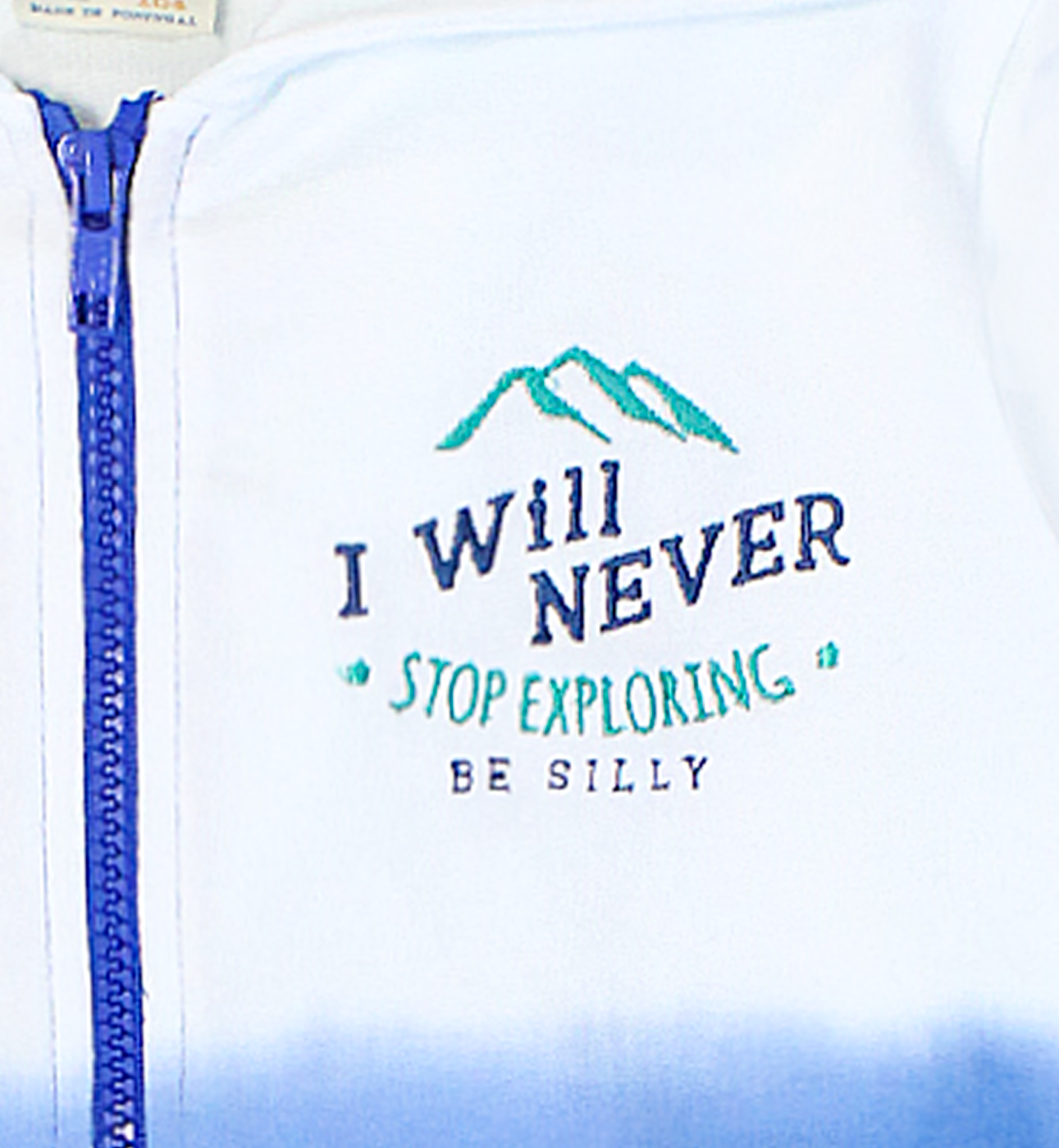 Never stop exploring organic jacket