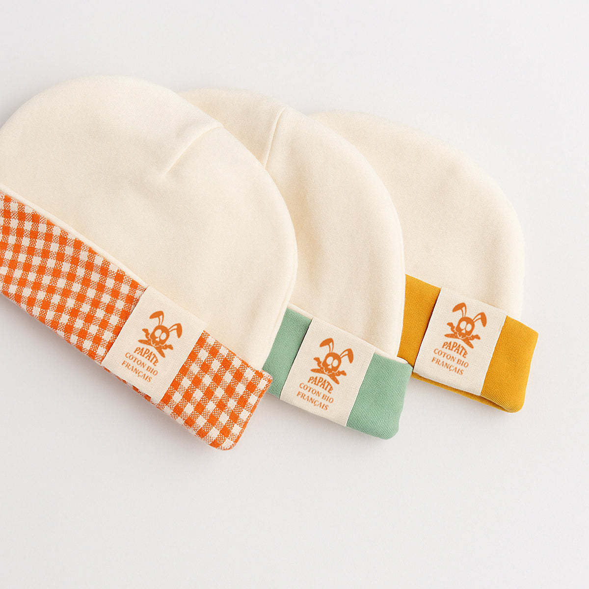 Newborn Hat in Organic Cotton - Vichy